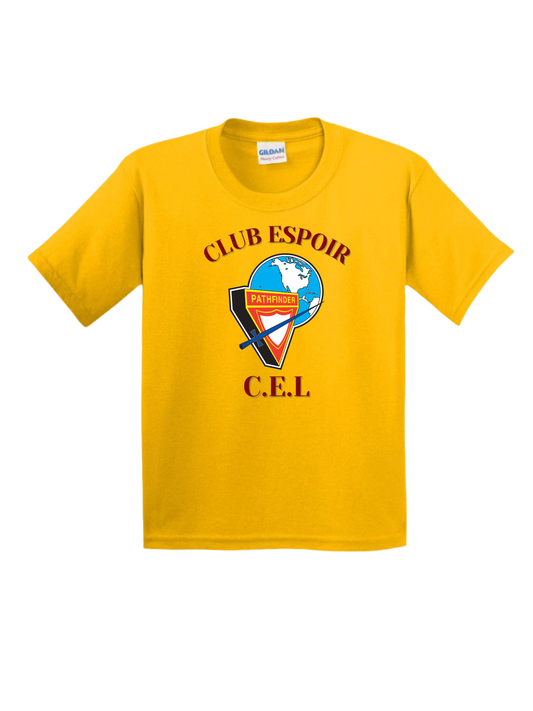T-SHIRT COUR ROND 100% COTON IMPRIMÉ EN DTF - Explorateur
