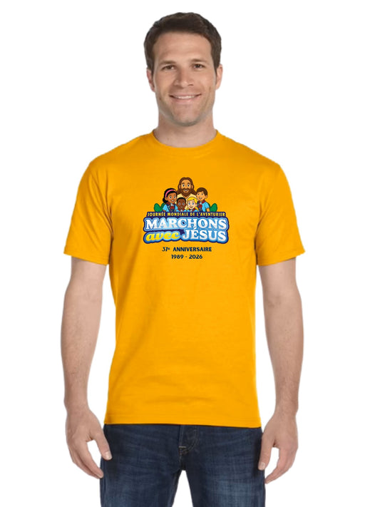 T-SHIRT JOURNÉE MONDIALE DES AVENTURIERS 100% COTON