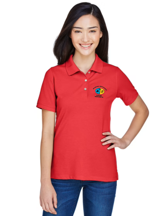 T-SHIRT POLO - 35% COTON, 65% POYESTER  IMPRIMÉ EN DTF - JA